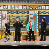 ４）（左から）森田まりこ、松浦景子、アキナ・ 山名文和、 川畑泰史、アキナ・ 秋山賢太 、すっちー