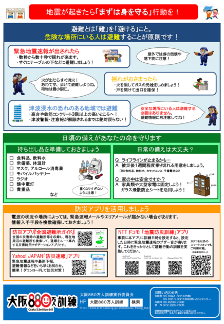 第10回 大阪880万人訓練