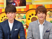 レギュラーの小山慶一郎（ NEWS ）と中間淳太（ジャニーズ WEST