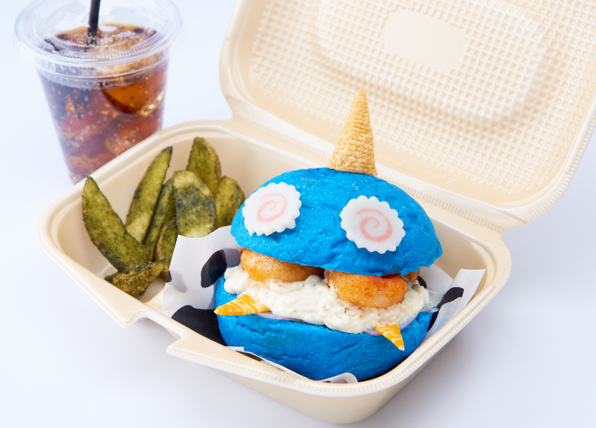 カラフルモンスターバーガー ブルー（エビフリッター）