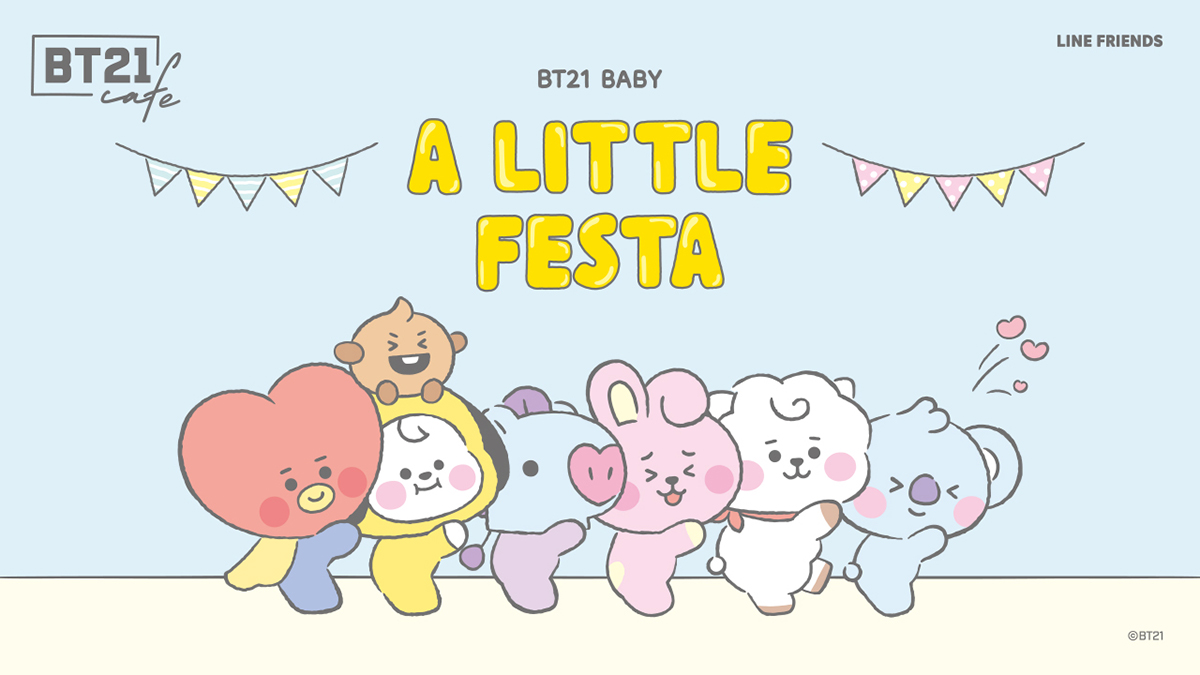 大阪に Bt21カフェ 第10弾 A Little Festa Osaka Style