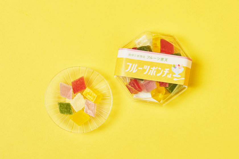 フルーツ寒天 フルーツポンチ味（ 岡伊三郎商店・ 島根）