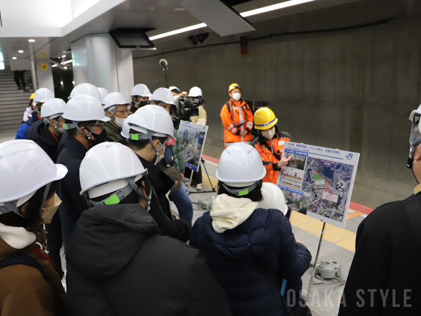 JR大阪駅うめきたエリア地下ホーム