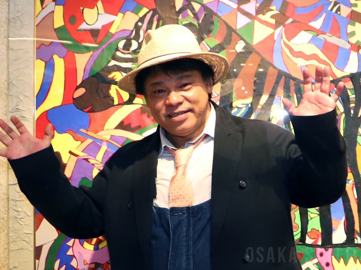 阪急うめだ本店で「ジミー大西画業30周年記念作品展」 本人が随時在廊