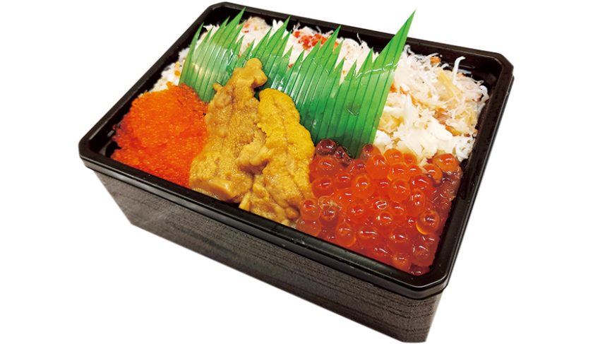 「杉山水産うめぇ堂」1,080円弁当