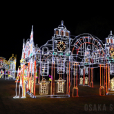 大阪城西の丸庭園でイルミネーションイベント「大阪城イルミナージュ」