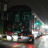 近鉄の新型一般車両8A系を輸送