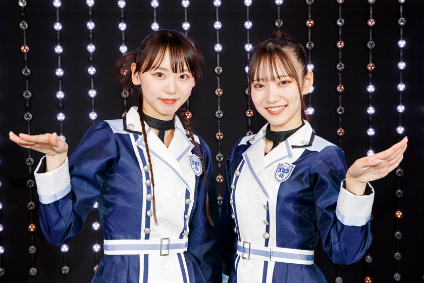 NMB48 泉綾乃さん、瓶野神音さん