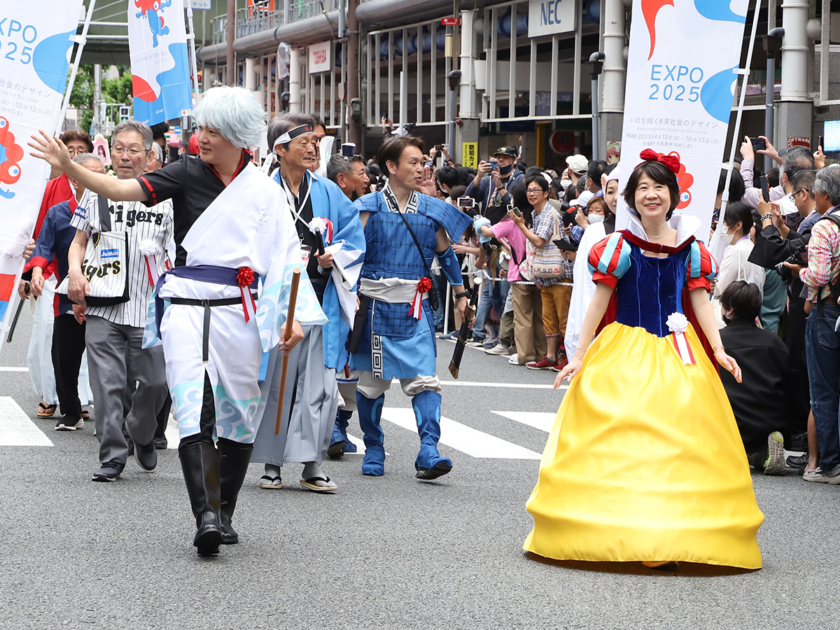 横山英幸大阪市長、幡多伸子浪速区長がコスプレで参加