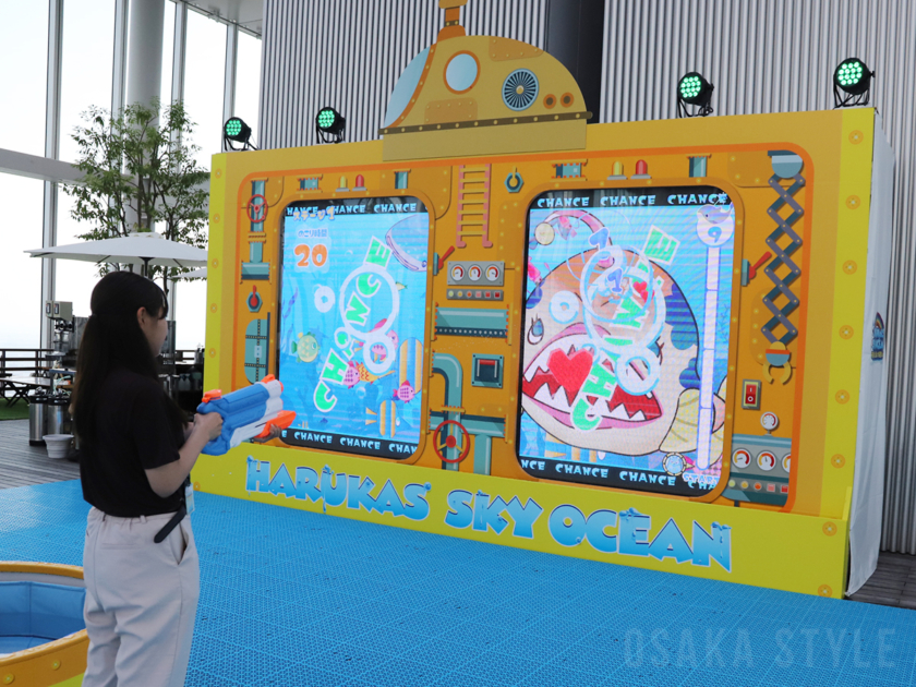 ハルカス300で水遊びイベント「HARUKAS SKY OCEAN」