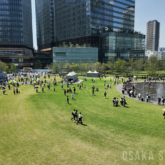 「グラングリーン大阪」うめきた公園の芝生広場