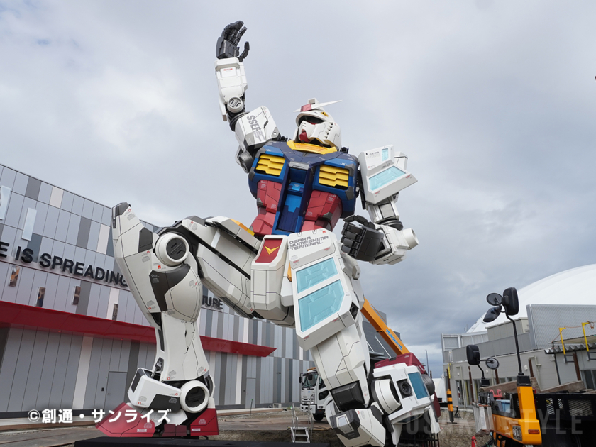 大阪・関西万博「実物大ガンダム像」お披露目