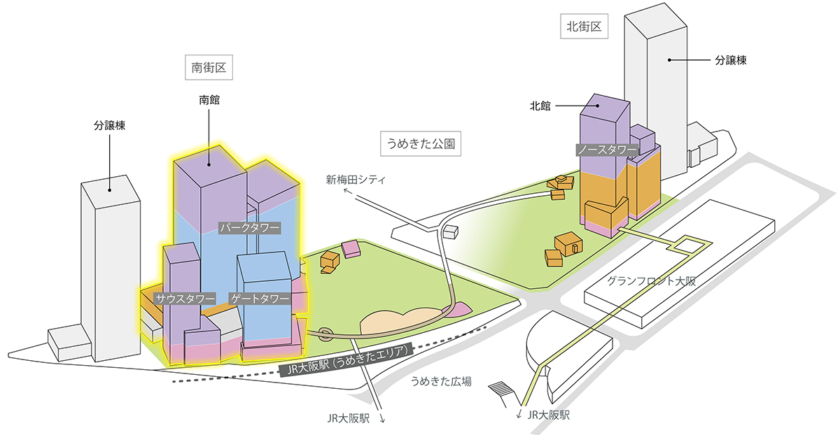 グラングリーン大阪 南館