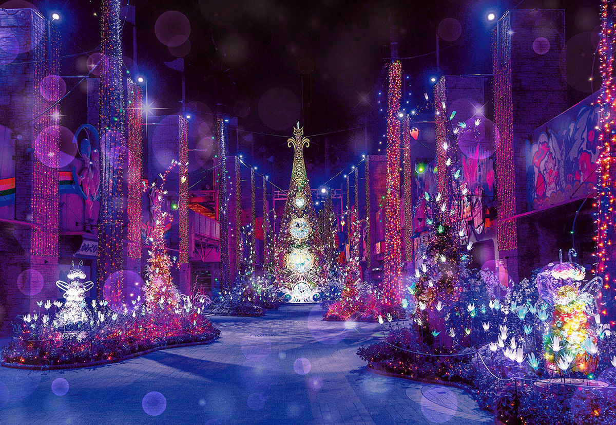 イルミネーションイベント「光の遊園地 ～Flowering Illumination～」