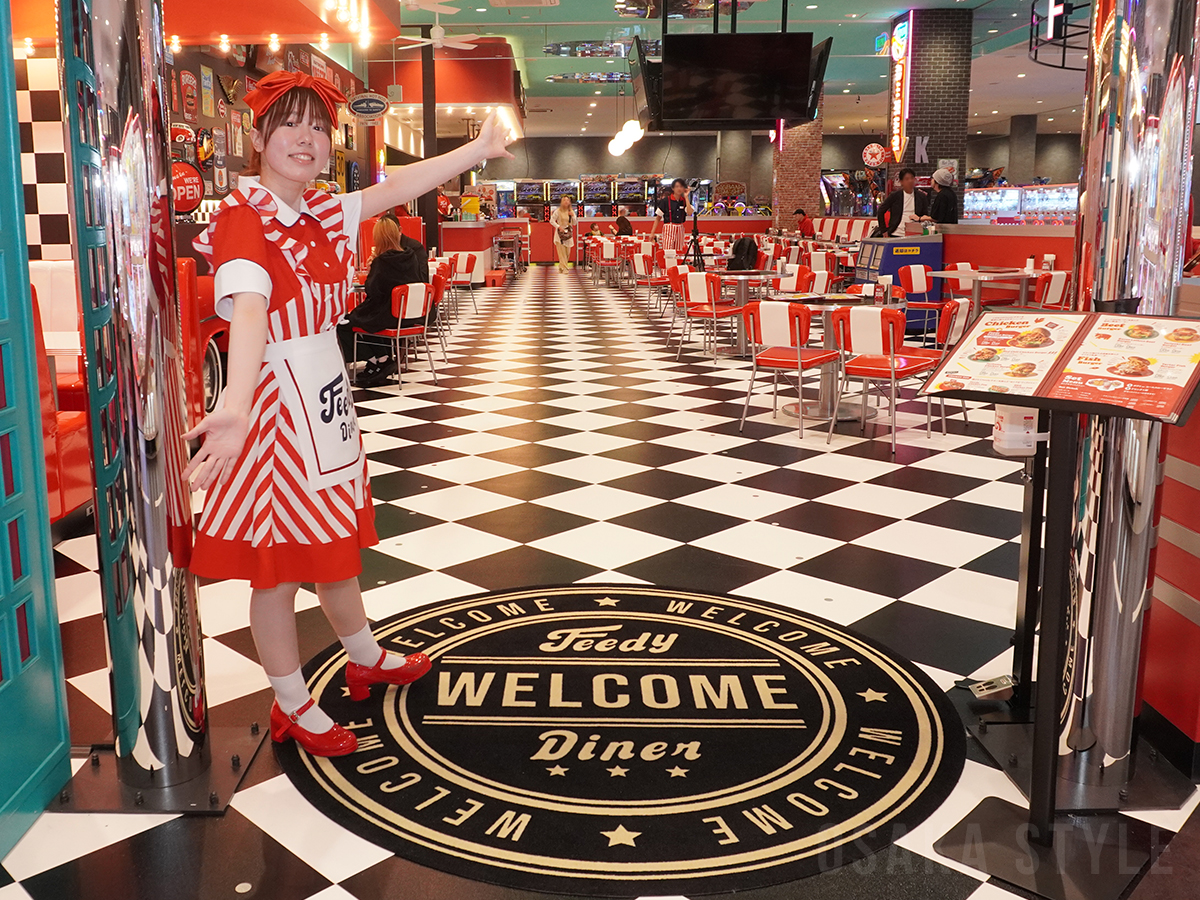 動画】イオンモール茨木に「フィーディー・ダイナー」 アメリカン
