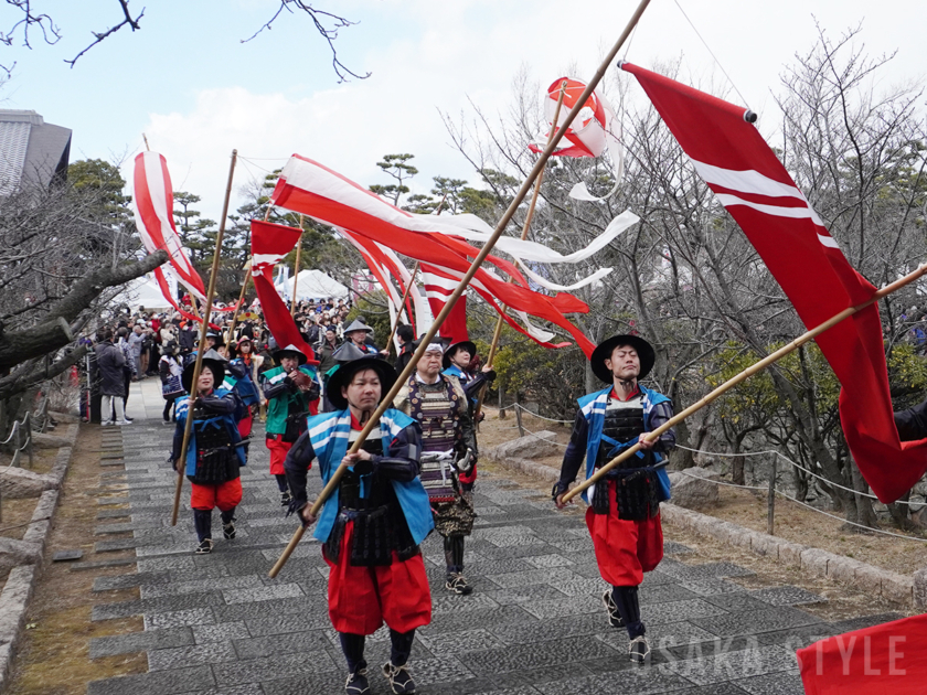 岸和田城冬の陣「岸和田城武者行列」