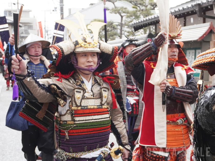 岸和田城冬の陣「岸和田城武者行列」