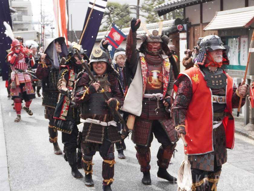 岸和田城冬の陣「岸和田城武者行列」