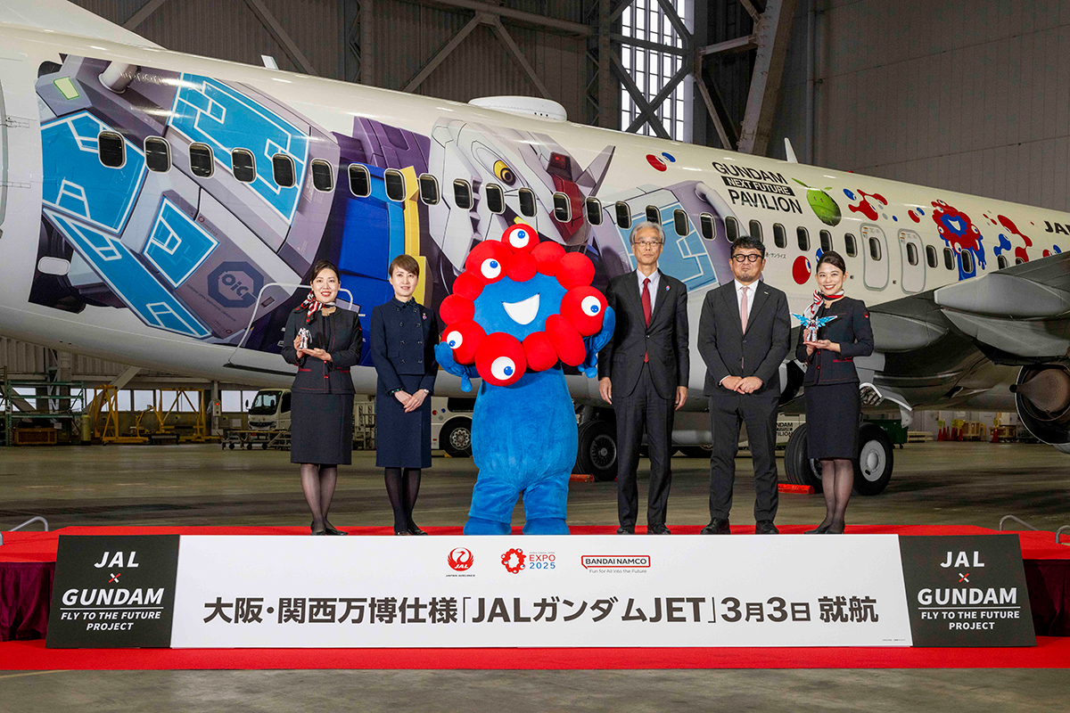 動画】大阪・関西万博仕様「JALガンダムJET」、国内線で運航 – OSAKA STYLE