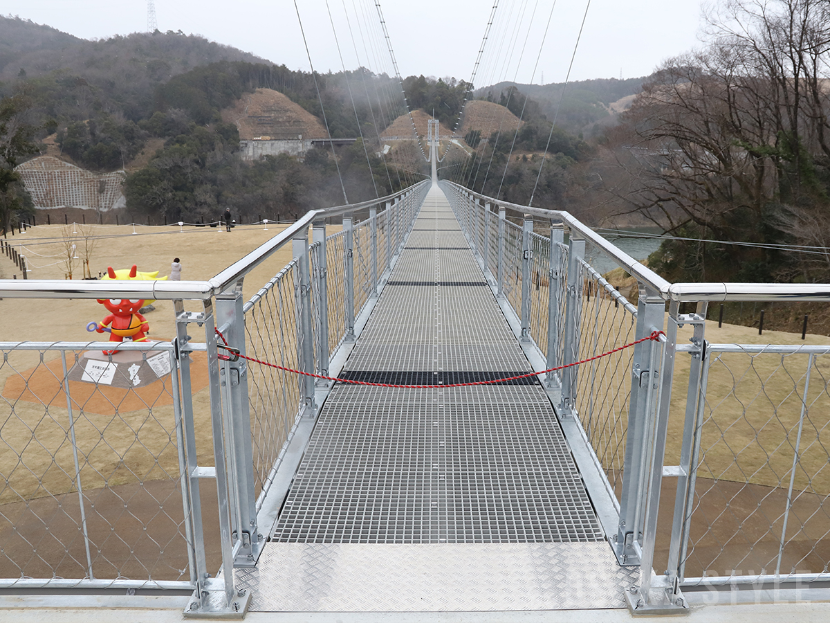 歩行者専用つり橋「GODA BRIDGE（ゴウダ ブリッジ）」