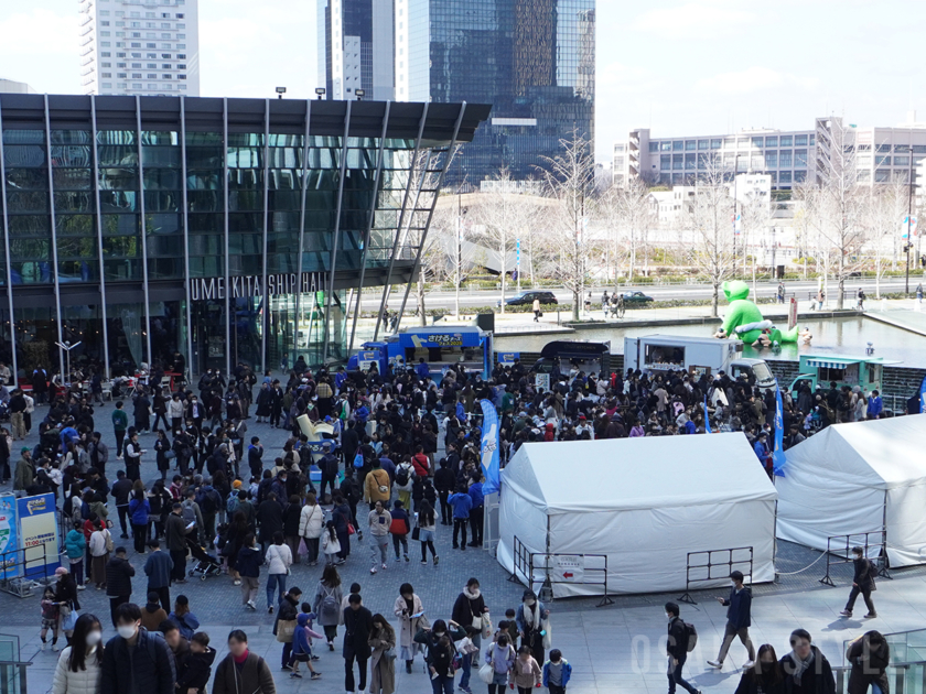 】グランフロント大阪うめきた広場で「さけるチーズフェス」