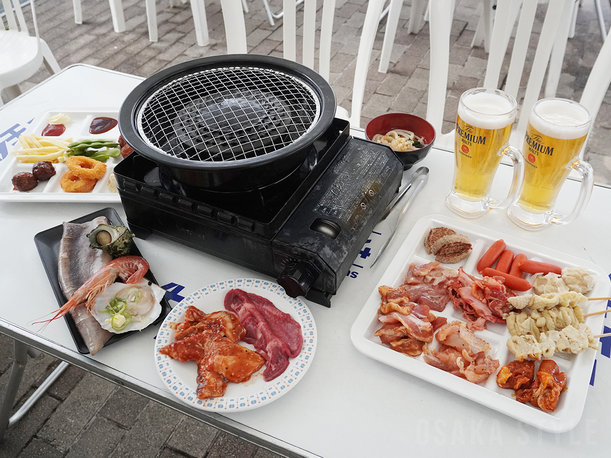 動画】近鉄百貨店上本町店でバーベキュービアガーデン 食べ飲み放題