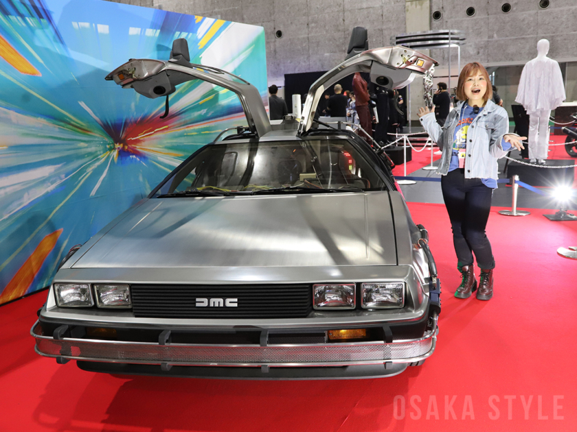デロリアン乗車体験