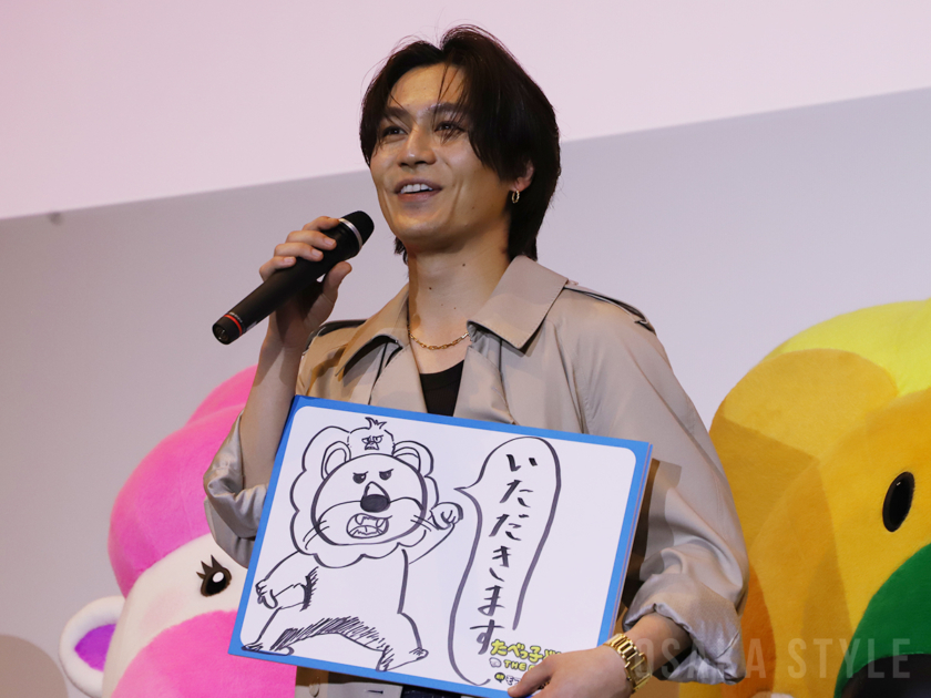 松田元太さんが描いた「いただきます」の絵