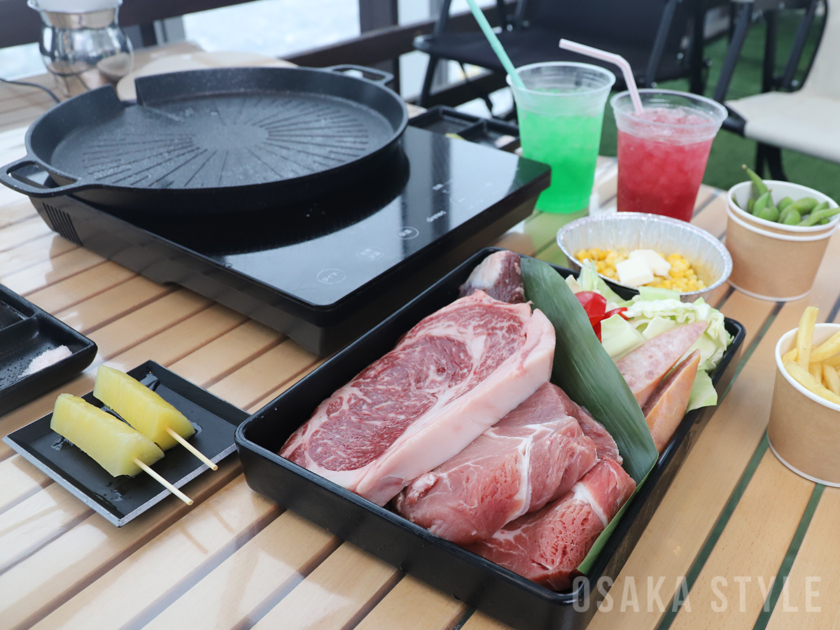 黒毛和牛ステーキのBBQプラン