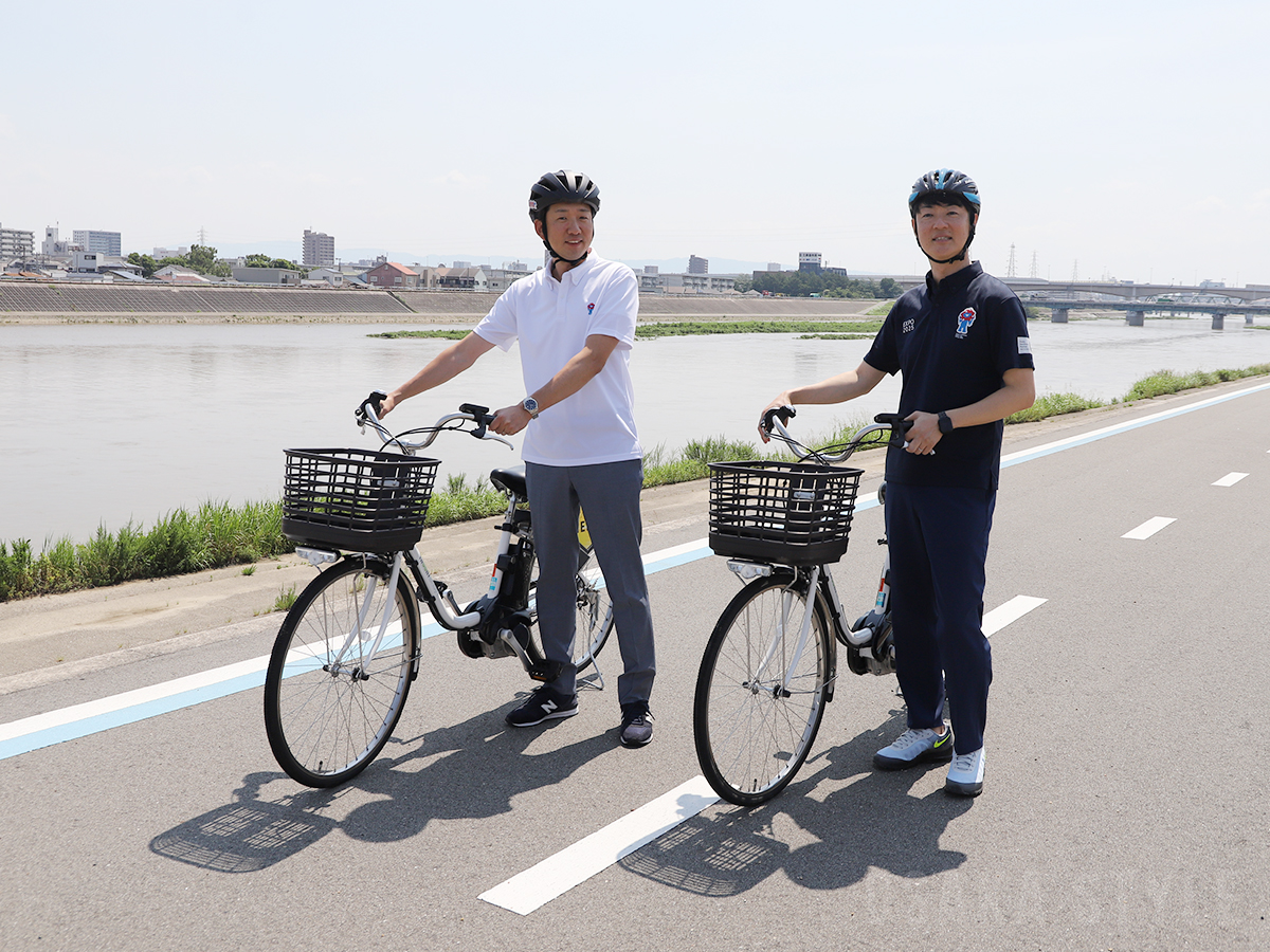 永藤英機堺市長、横山英幸大阪市長