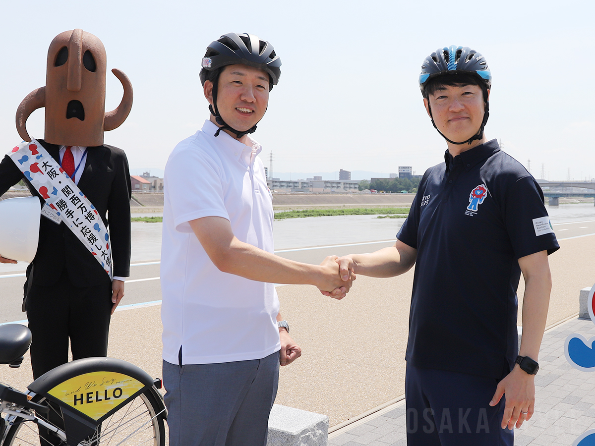 永藤英機堺市長、横山英幸大阪市長