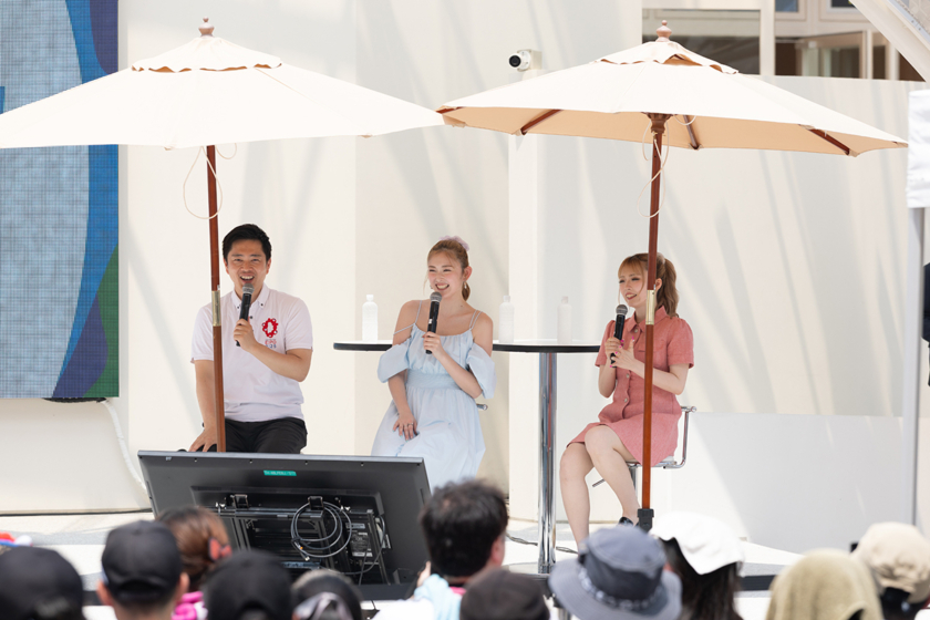 吉村洋文大阪府知事、ゆうちゃみさん＆ゆいちゃみさん