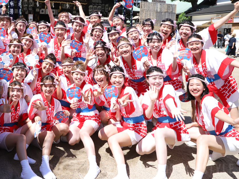 「第42回 天神祭ギャルみこし」の参加者