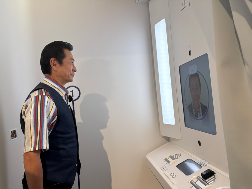 大阪ヘルスケアパビリオンで「カラダ測定ポッド」を体験