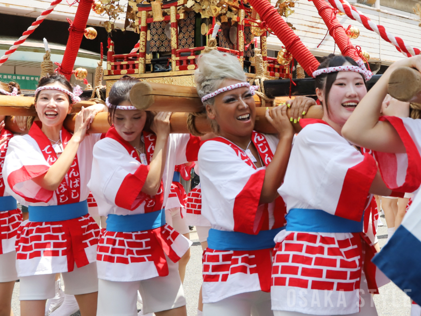 天神祭ギャルみこし（2025年）
