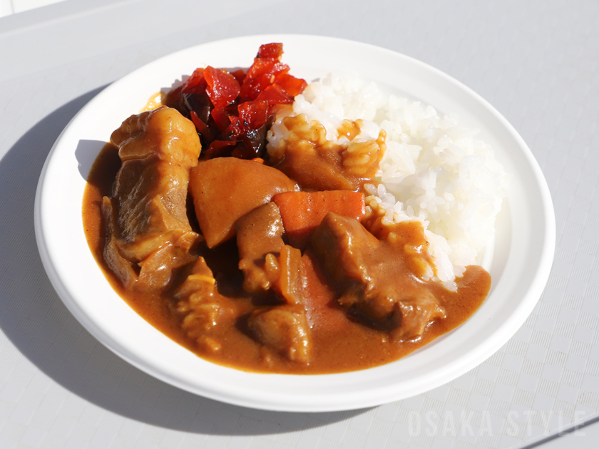 元気の源！！牛肉たっぷり大阪プロレスビーフカレー
