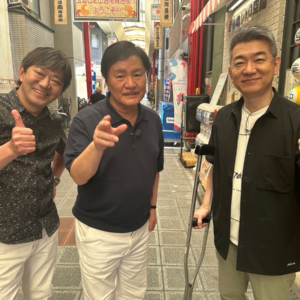 「大阪おっさんぽ」に堀内孝雄さん、橋下徹さん