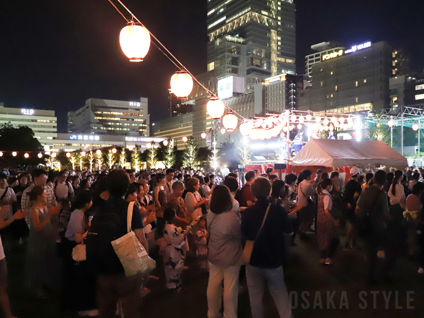 「てんしば夏祭り2025」で盆踊り