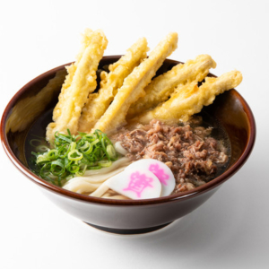 肉ごぼ天うどん