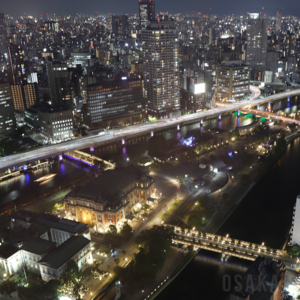 「淀屋橋スカイテラス」からの夜景