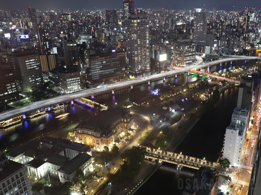 「淀屋橋スカイテラス」からの夜景