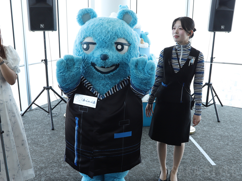 あべのべあの新衣装をお披露目