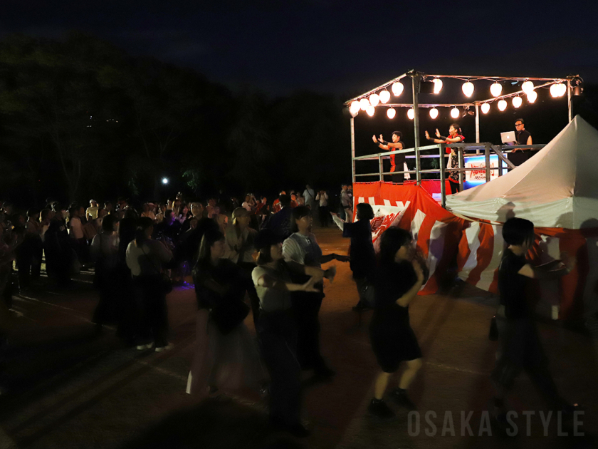 「大阪グルメEXPO2025」で盆踊り大会