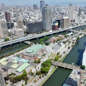 淀屋橋スカイテラスからの眺め