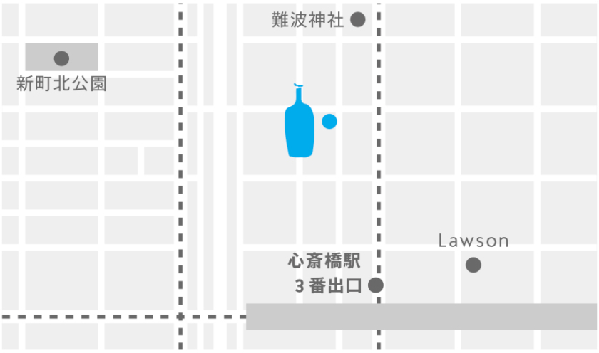 「ブルーボトルコーヒー 心斎橋カフェ」