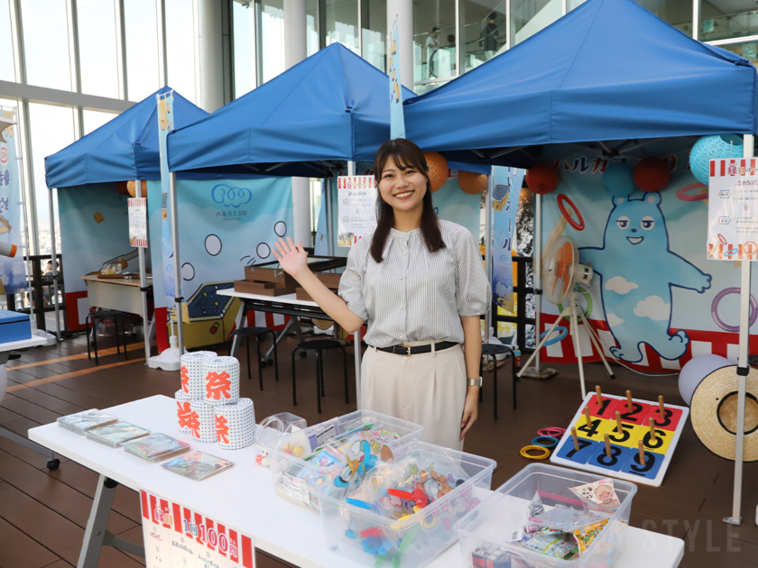 天空庭園で「ハルカス300 雲の中の夏祭り」