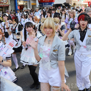 浪速区制100周年「浪速区商店会連盟 なにわ100人パレード ～メイドさん大集合～」