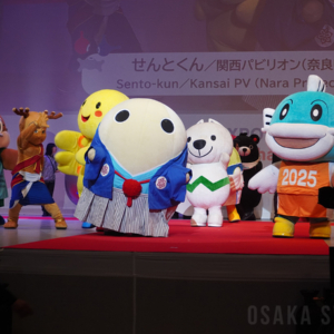 関西パビリオンのキャラクターたち