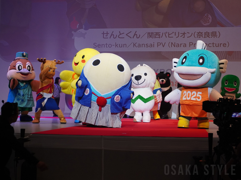 関西パビリオンのキャラクターたち