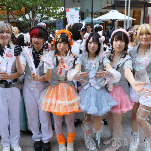 浪速区制100周年「浪速区商店会連盟 なにわ100人パレード ～メイドさん大集合～」
